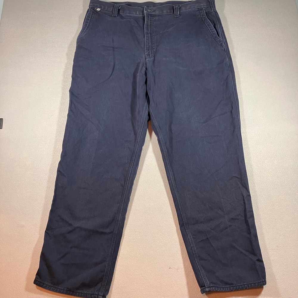 Carhartt Lot of 4 FR Navy Blue Flame Resistant Mens Pants 40x32 ARC 2 NFPA 2112